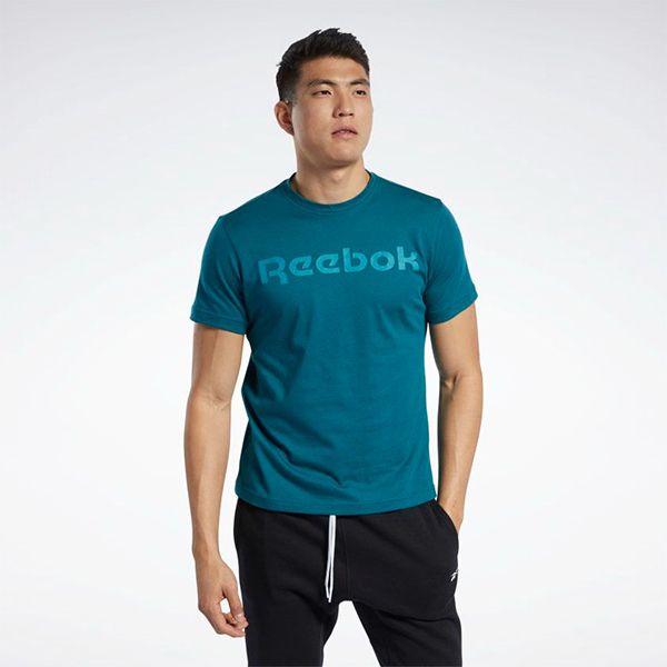 Áo Phông Reebok Graphic Series Linear Logo Tee HeritageTeal FP9155 Màu Xanh - Thời trang - Vua Hàng Hiệu