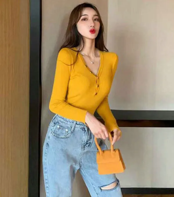 Top 15 mẫu áo len mỏng đẹp diện mùa thu đông cực chất