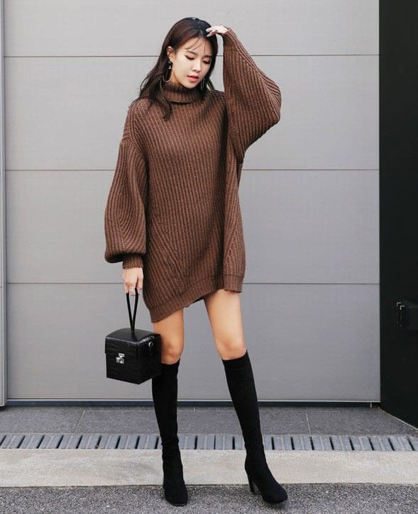 10 cách kết hợp áo len nữ form rộng siêu sang chảnh cho mùa thu đông