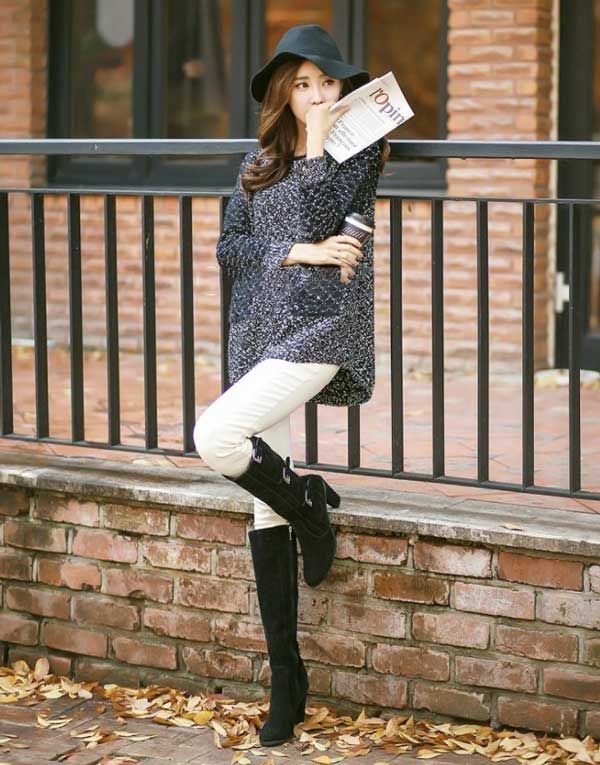 10 cách kết hợp áo len nữ form rộng siêu sang chảnh cho mùa thu đông