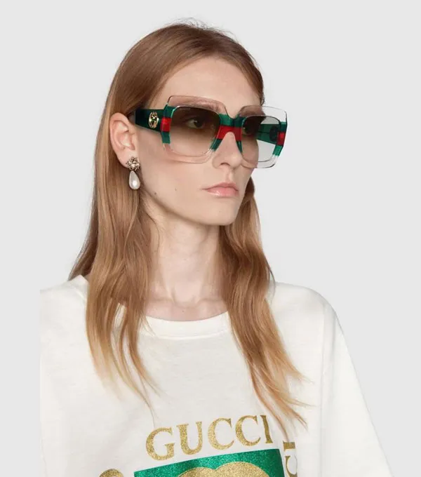 Top 10+ mẫu kính Gucci vuông cho nữ trendy đẹp mê mẩn