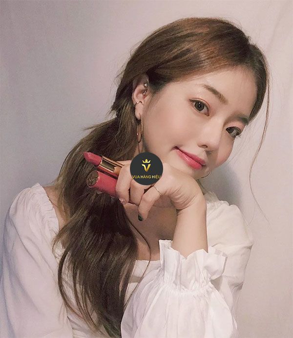 Son Lancôme L'absolu Rouge Ruby Cream Limited Edition 03 Kiss Me Ruby Màu Hồng Đất Vỏ Đỏ - Son Môi - Vua Hàng Hiệu