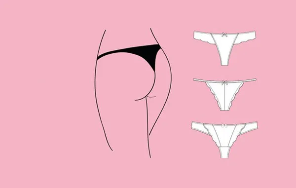 Quần lót lọt khe là gì? 10 kiểu quần lọt khe nữ gợi cảm và rất quyến rũ