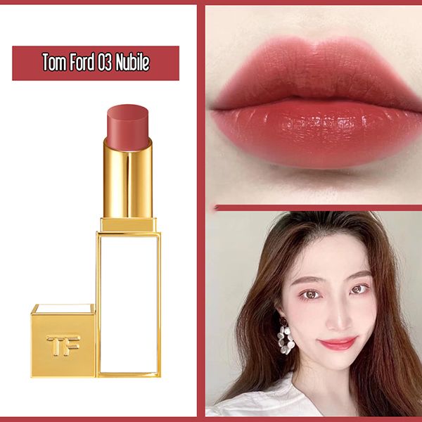 Son Tom Ford Nubile 03 Ultra-Shine Lip Color Màu Hồng Đất - Son Môi - Vua Hàng Hiệu