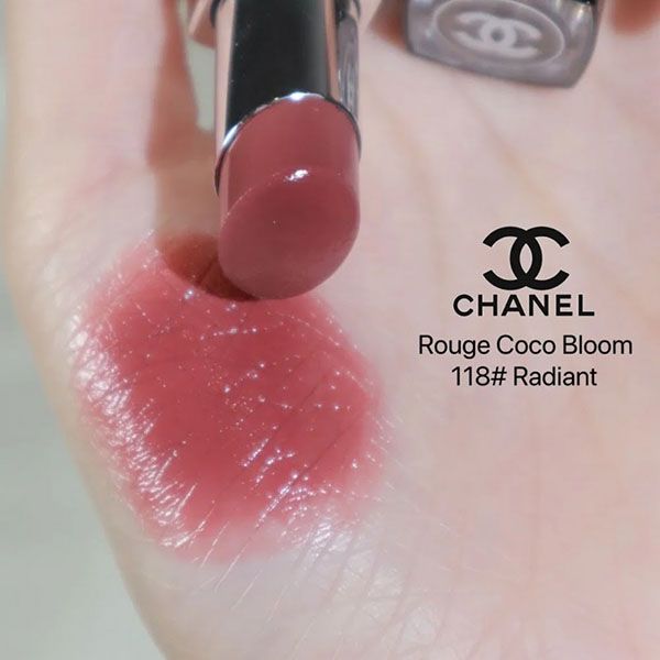 Son Chanel Rouge Coco Bloom 118 - Radian Màu Hồng Đất - Son Môi - Vua Hàng Hiệu