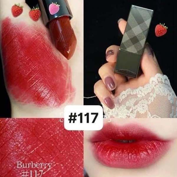 Son Burberry 117 Kisses Classic Red Màu Đỏ - Son Môi - Vua Hàng Hiệu