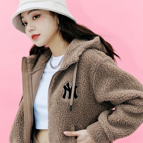 Áo Khoác Nỉ MLB Basic Hooded Dumble Fleece Jumper New York Yankees 3AJPF0516-50BGD Màu Nâu Size XXS - Thời trang - Vua Hàng Hiệu