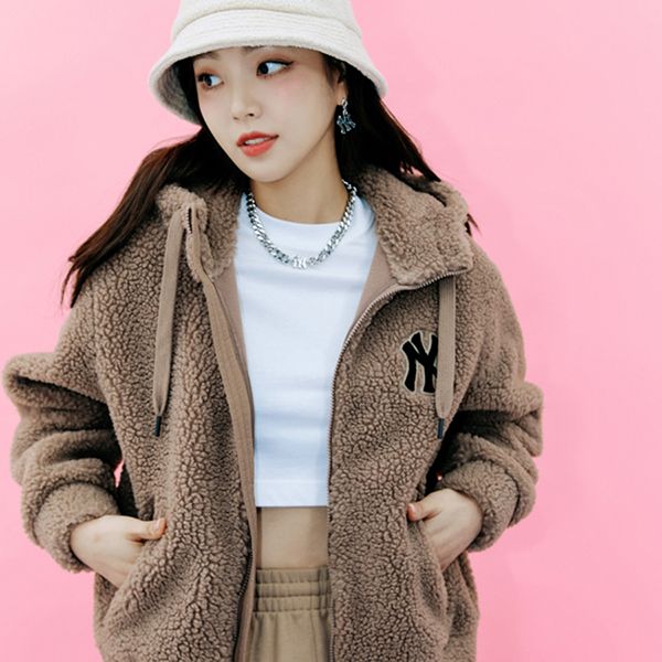 Áo Khoác Nỉ MLB Basic Hooded Dumble Fleece Jumper New York Yankees 3AJPF0516-50BGD Màu Nâu Size XXS - Thời trang - Vua Hàng Hiệu