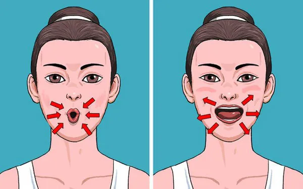 10 bài tập giảm mỡ nọng cằm nhanh chóng trong 1 tháng