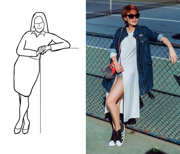  cách tạo dáng với váy ngắn 6