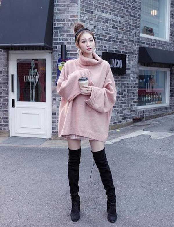 8 cách phối đồ mùa đông cho nữ gầy để có da có thịt và xinh