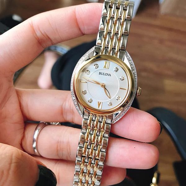 Đồng Hồ Bulova 98R229 Curv Diamond Lady's Watch 30mm - Đồng hồ - Vua Hàng Hiệu