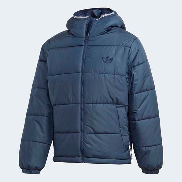 Áo Khoác Adidas Padded Hooded Puffer GE1292 Màu Xanh Navy - Thời trang - Vua Hàng Hiệu