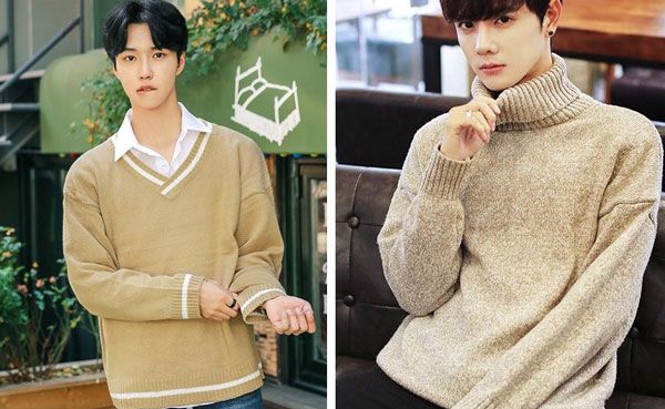 Top 5 cách phối áo sơ mi với áo len nam lên dáng cực đẹp