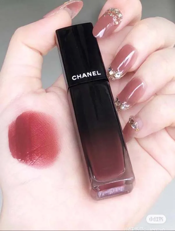 Son Kem Chanel Rouge Allure Laque 75 Fidelite Màu Đỏ Nâu - Son Môi - Vua Hàng Hiệu