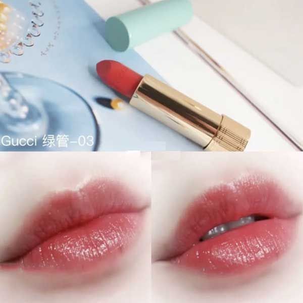 Son dưỡng Gucci màu nào đẹp? Review 4 thỏi son dưỡng môi Gucci cao cấp  - 4