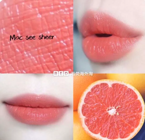Son MAC Lustre Lipstick 520 See Sheer Màu Hồng Đào - Son Môi - Vua Hàng Hiệu
