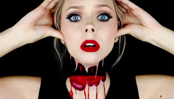 Cách trang điểm ma cà rồng kinh dị cho lễ Halloween - 1