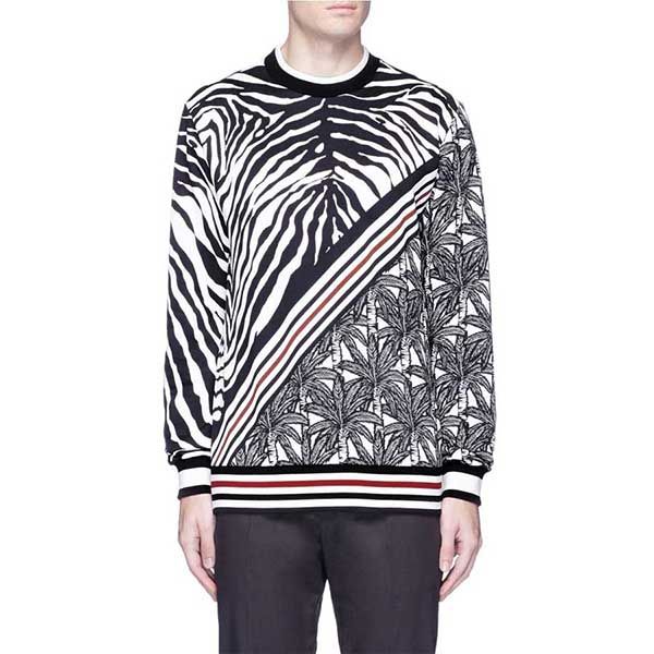 Áo Nỉ Nam Dolce & Gabbana D&G Zebra & Palm Tree Sweatshirt Size 44 - Thời trang - Vua Hàng Hiệu