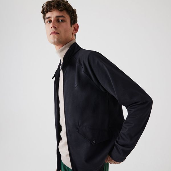 Áo Khoác Lacoste Sweatshirt SH1666-HDE Màu Xanh Navy Size S - Thời trang - Vua Hàng Hiệu