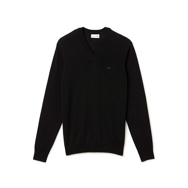 Áo Len Lacoste Men's V-Neck Wool Jersey Sweater Màu Đen Size XS - Thời trang - Vua Hàng Hiệu