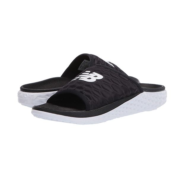 Dép New Balance Fresh Foam Hupo'o V1 Black SWFTEKU1 Màu Đen Trắng Size 35 - Dép - Vua Hàng Hiệu