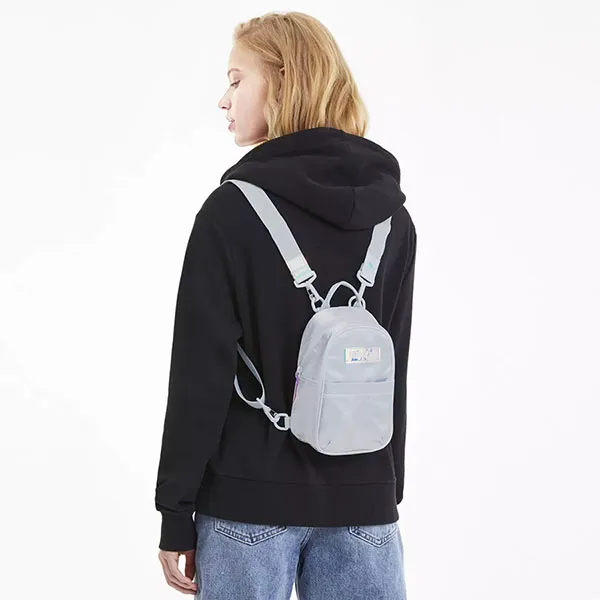 Balo Puma Prime Time Minime Backpack Silve 076984-03 Màu Bạc - Túi xách - Vua Hàng Hiệu