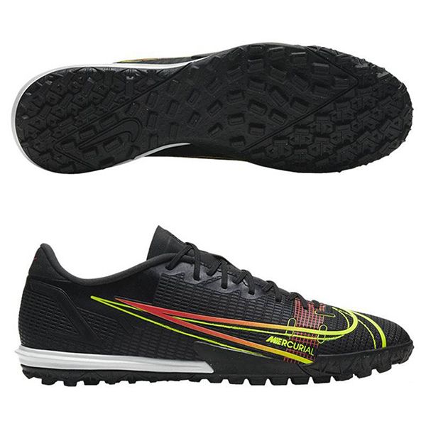 Giày Đá Bóng Nike Mercurial Vapor 14 Academy TF CV0978-090 Màu Đen Vàng - Giày - Vua Hàng Hiệu