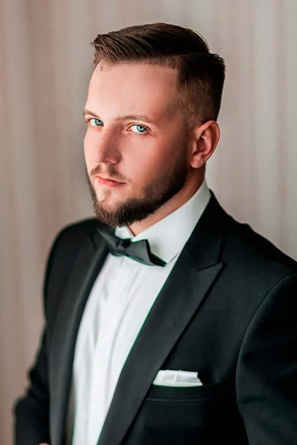 Top 30 kiểu tóc chú rể đẹp trong ngày cưới rất phổ biến năm nay - 12