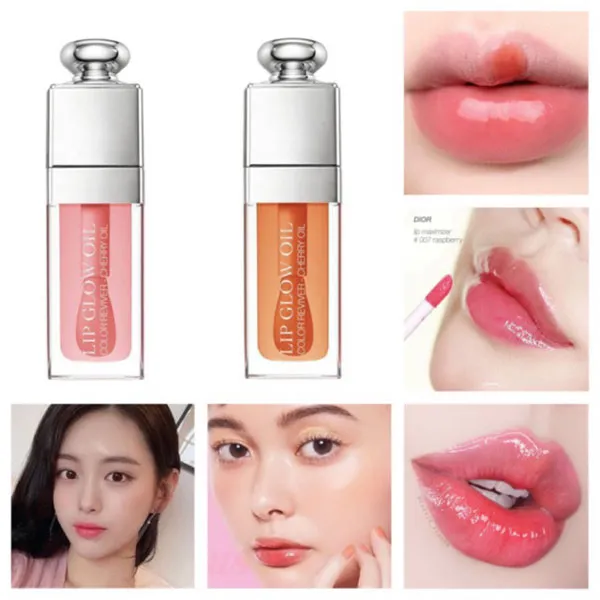 So sánh son dưỡng Dior Lip Glow Oil và Dior Collagen Addict Lip Maximizer
