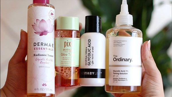 Top 10 loại toner AHA (Glycolic Acid) chất lượng tốt cho làn da đẹp