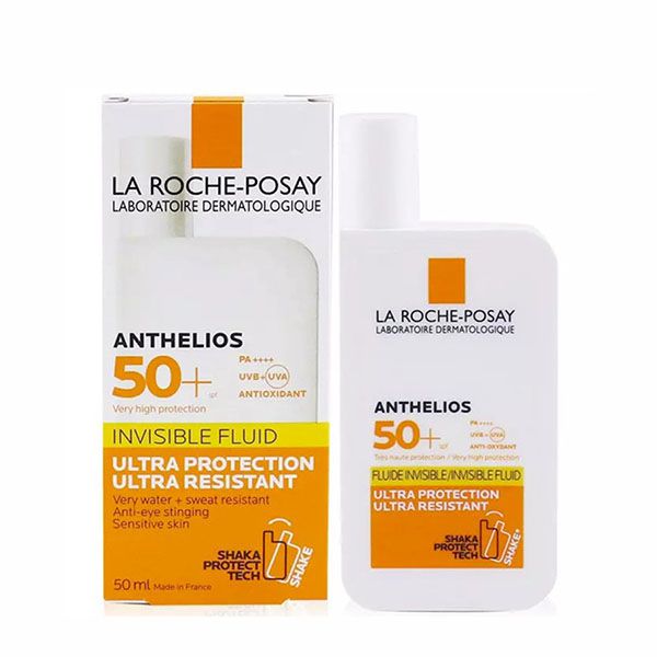 Kem Chống Nắng Cho Da Nhạy Cảm La Roche-Posay Anthelios Invisible Fluid SPF 50+ 50ml - Kem chống nắng - Vua Hàng Hiệu