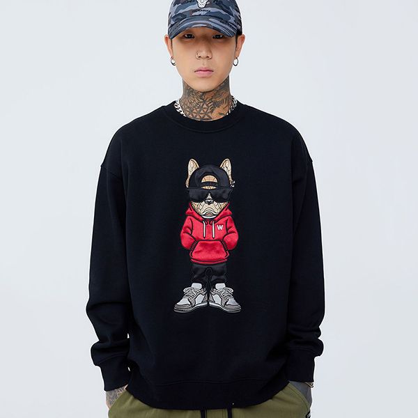 Áo Nỉ Sweater LifeWork Big Hood Hip Dog Sweatshirt Màu Đen - Thời trang - Vua Hàng Hiệu