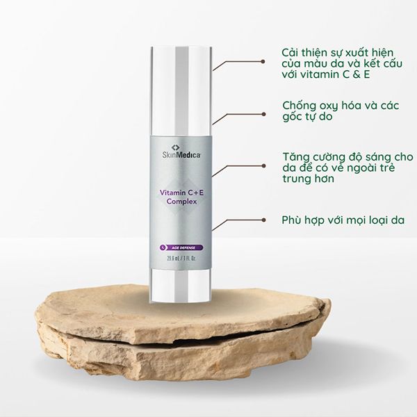 Serum Dưỡng Trắng Da Skinmedica Vitamin C + E Complex 29.6ml - Mỹ phẩm - Vua Hàng Hiệu