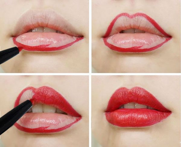 Hướng dẫn tô son đỏ quyến rũ cho các kiểu môi thường gặp - 9