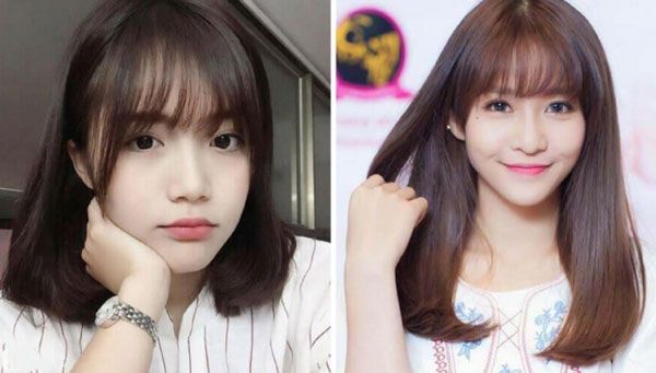 Top 16 kiểu tóc ngang vai mái thưa cứ cắt là đẹp cho mọi khuôn mặt