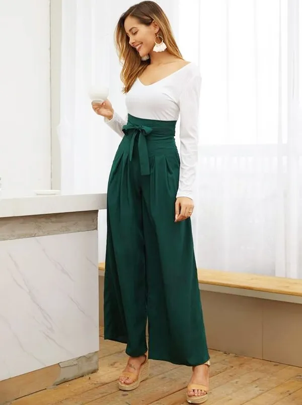 Quần ống rộng mặc với áo gì? 20+ ý tưởng mặc đồ với quần ống rộng chuẩn đẹp
