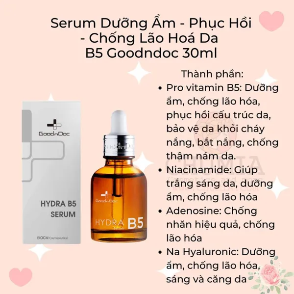 Review Serum B5 Goodndoc có tốt không? Hướng dẫn sử dụng đúng cách