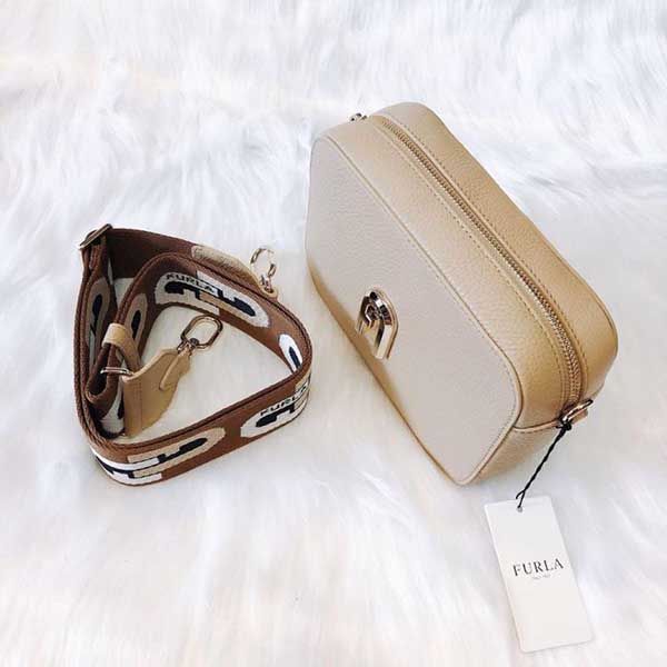 Túi Xách Furla Sleek Mini Crossbody Sand H 1057283 Màu Cát - Túi xách - Vua Hàng Hiệu