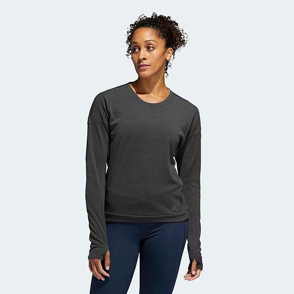 Áo Dài Tay Nữ Adidas Run Cru Sweatshirt DQ1923 Màu Xám Size S - Thời trang - Vua Hàng Hiệu