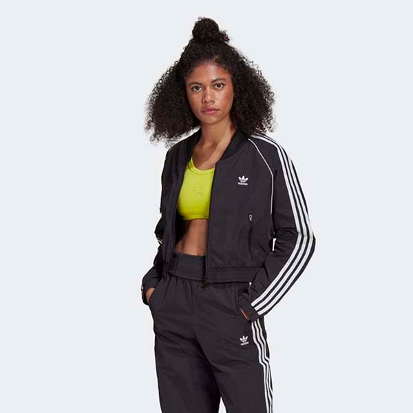 Áo Khoác Nữ Adidas Adicolor Classics Cropped Fashion Track Jacket GN2791 Màu Đen Size L - Thời trang - Vua Hàng Hiệu