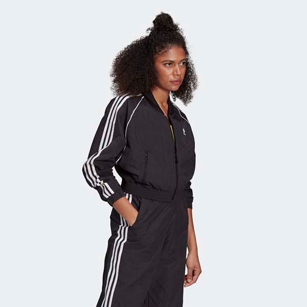 Áo Khoác Nữ Adidas Adicolor Classics Cropped Fashion Track Jacket GN2791 Màu Đen Size L - Thời trang - Vua Hàng Hiệu