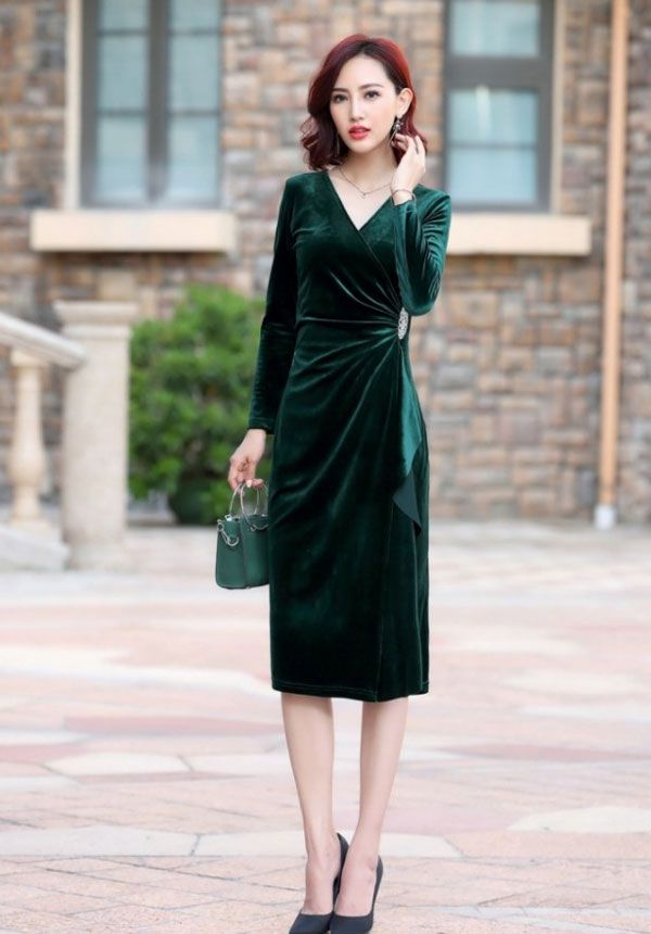Top 16+ váy thu đông công sở mẫu mới cho nàng luôn xinh