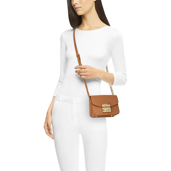 Túi Đeo Chéo Furla Metropolis Mini Miele Màu Nâu - Túi xách - Vua Hàng Hiệu