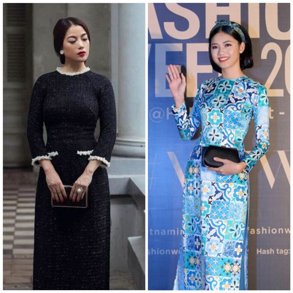 7 mẫu áo dài Tết siêu xinh -Phối đồ với áo dài Tết hứng lì xì mỏi tay