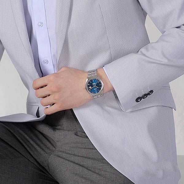 Đồng Hồ Nam Titoni 878 S-612 41mm Mặt Xanh Blue - Đồng hồ - Vua Hàng Hiệu