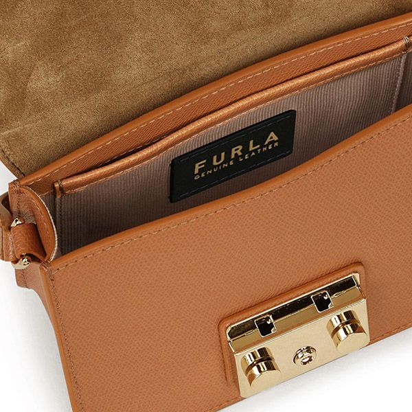 Túi Đeo Chéo Furla Metropolis Mini Miele Màu Nâu - Túi xách - Vua Hàng Hiệu