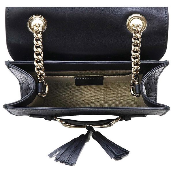 Túi Đeo Chéo Gucci MicroGuccissima Mini Black Emily Shoulder Bag Màu Đen - Túi xách - Vua Hàng Hiệu