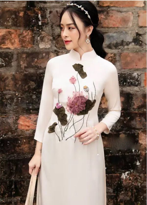 7 mẫu áo dài Tết siêu xinh -Phối đồ với áo dài Tết hứng lì xì mỏi tay