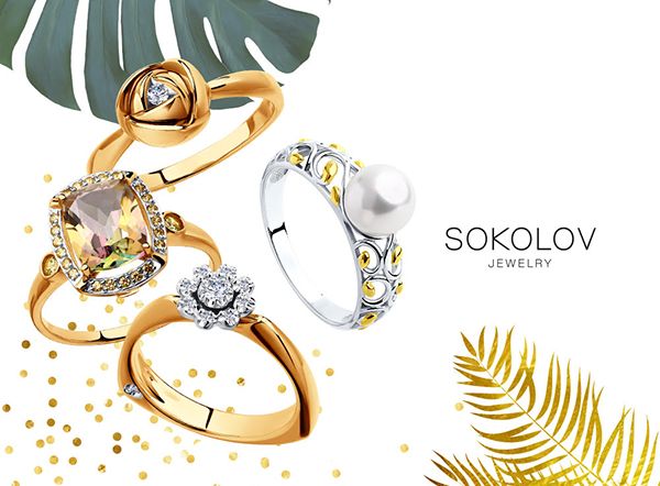 Khuyên Tai Sokolov 93021138 Bằng Bạc 925 Đính 1 Viên Pha Lê Swarovski - Trang sức - Vua Hàng Hiệu